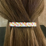 Candy Corn Inspired French Barrette, 80mm