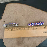 Patriotic Mix Small French Style Barrettes, 50mm, Red, White, Blue, USA clips