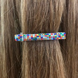 Colorful Small French Style Barrettes, Multi Color, 60mm