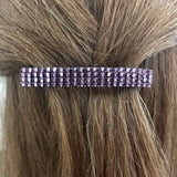 Shiny Purple Large French Barrette, 80mm