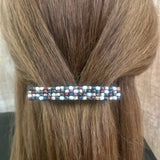 Multi Color Large French Barrette, 80mm