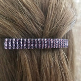 Shiny Purple Large French Barrette, 80mm