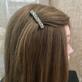 Rainbow Color Small French Style Barrettes, 50mm