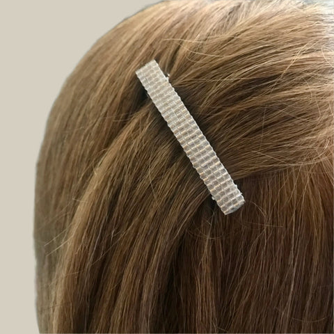 Light Gold Color Small French Style Barrettes, 60mm