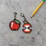 Apple Charms On Lobster Clasps