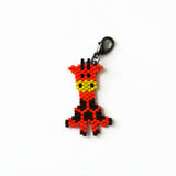 Giraffe Hand Beaded Charm And Decor